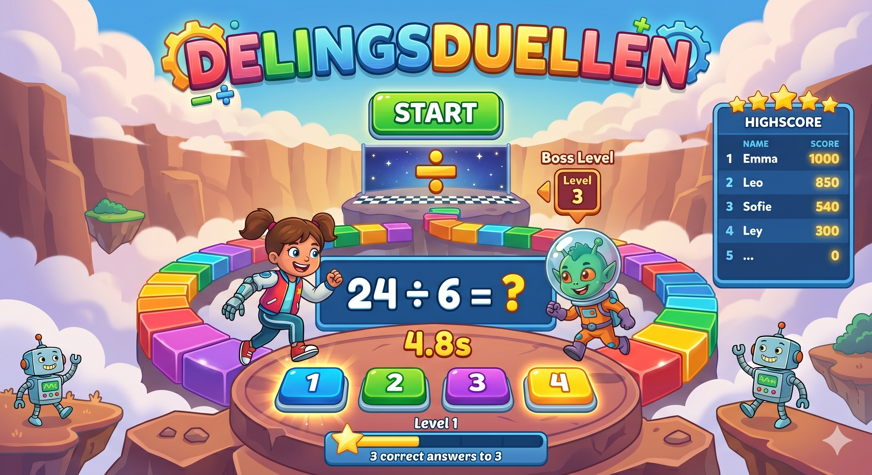 Delingsduellen - Division Challenge Game