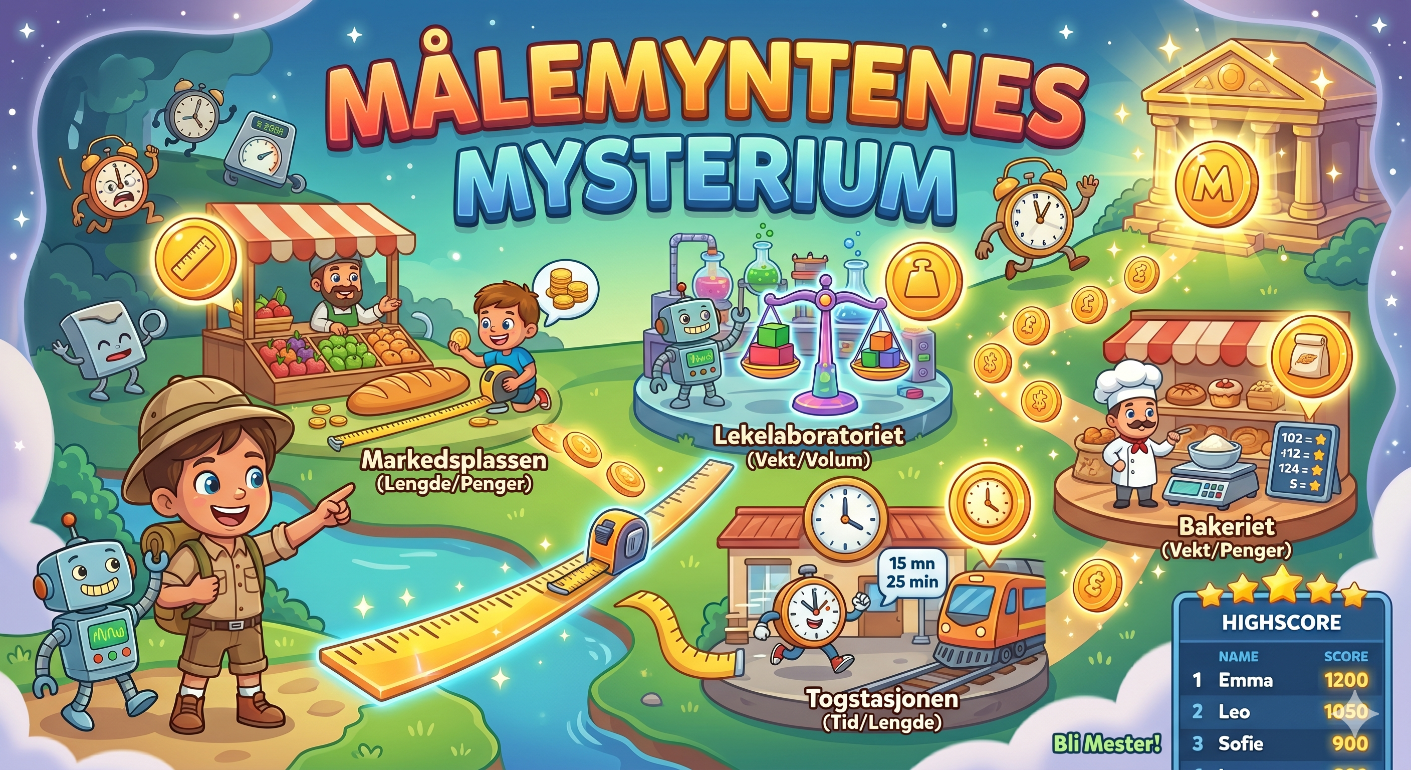 Målemyntenes Mysterium - praktisk måling